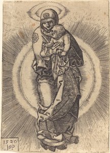 Madonna sur le demi-lune - Sebald Beham