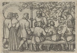 Fête des paysans, de La Fête des paysans ou les Douze Mois - Sebald Beham