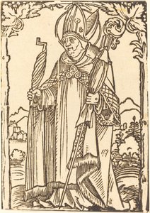 Saint Érasme en évêque - Sebald Beham