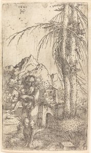 Saint Jérôme dans un paysage