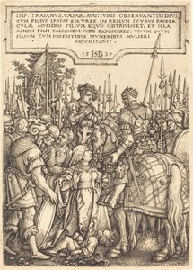 Le jugement de Trajan - Sebald Beham
