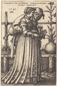 La dame et la mort - Sebald Beham