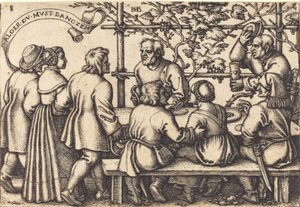 Le banquet paysan - Sebald Beham