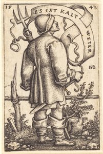 Le Paysan du Temps: "Es ist Kalt Weter" - Sebald Beham