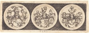 Trois médailles avec armoiries - Sebald Beham