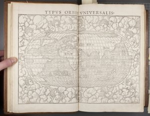 Globe, de Cosmographia, 1544 - Sebastian Munster