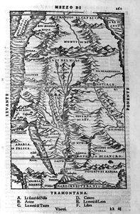 La course du Nil - dans « Cosmographia » de Sebastiano Munster - Sebastian Munster