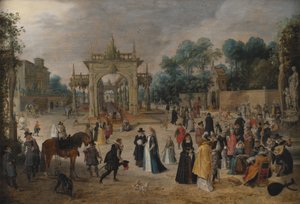 Un festin dans une villa italienne