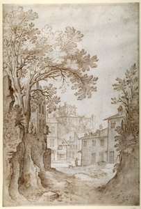 Vue du Palazzo Quirinale - Sebastian Vrancx