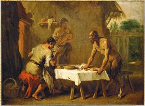 Le satyre et le paysan, une fable ésopienne ...