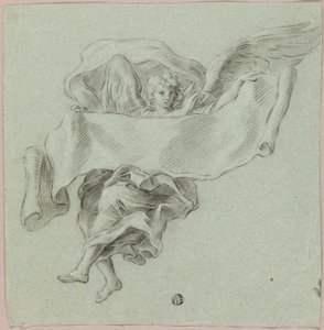 Ange avec Putti portant un objet