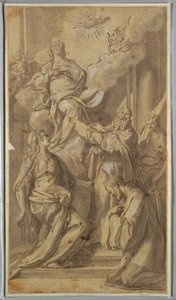 Madone et Saints - Sebastiano Conca