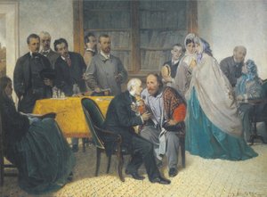 Giuseppe Garibaldi rend visite à Alessandro Manzoni le 15 mars 1862