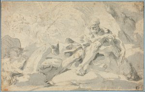 Hercule et Cacus - Sebastiano Galeotti