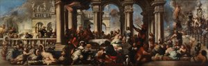 Le Banquet de Cléopâtre, 1660 - Sebastiano Mazzoni