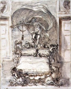 Lit avec hippocampes et Fortune - Sebastiano Ricci