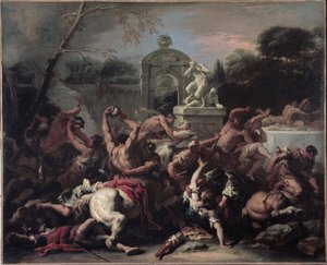 Les Lapithes et les Centaures