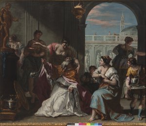 Salomon adore les idoles, vers 1724 - Sebastiano Ricci