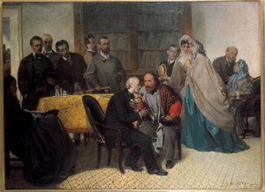 Le patriote italien Giuseppe Garibaldi rencontre l