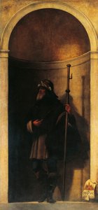 Saint Sinibald, décoration de la porte d