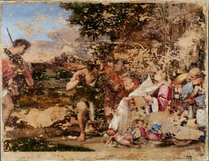 Adoration des bergers (après nettoyage, avant restauration) 1510