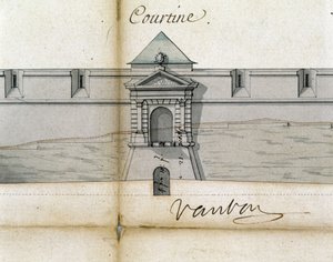 Fortifications Courtine par Vauban