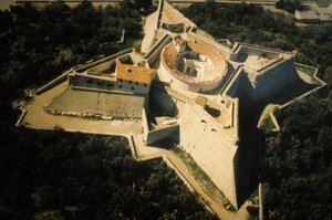 Fort carré à Antibes, fortification de Vauban (17ème siècle)