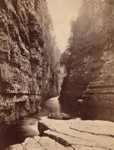 Ausable Chasm - En amont de la rivière depuis Table Rock