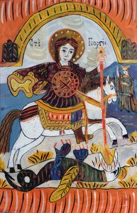Saint Georges et le Dragon - Serbian School