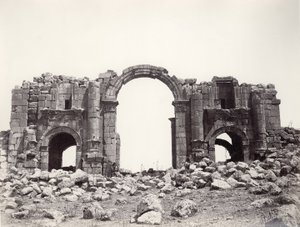 Arc hadrianique à Jerash, 1867