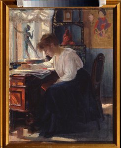 Dans un bureau - Sergei Arsenevich Vinogradov