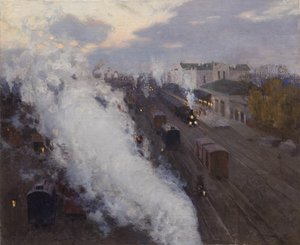 Gare de Kharkov, 1892 - Sergei Arsenevich Vinogradov