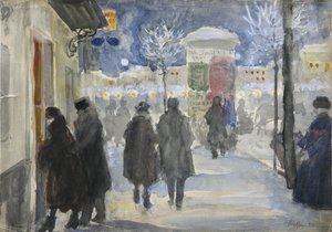Rue de Moscou - Sergei Arsenevich Vinogradov
