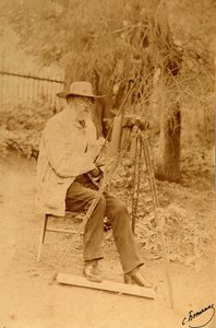 Portrait du poète Yakov Petrovich Polonsky à l