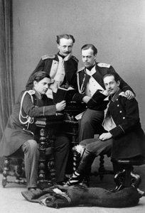 Grands-ducs Alexandre Alexandrovitch et Vladimir Alexandrovitch de Russie, vers 1870-1875 - Sergei Lvovich Levitsky