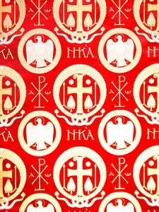 Brocade de la manufacture Olovyanishnikov, début du 20e siècle - Sergei Vashkov