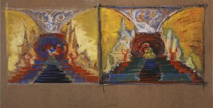Décor de scène pour l