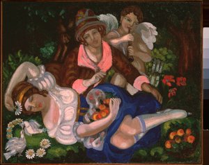 Scène allégorique (Peinture de Sergei Yurievich Sudeykin) - Sergei Yurevich Sudeikin