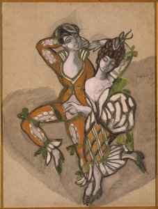 Costume pour la pièce de théâtre Le Mariage de Figaro de P. de Beaumarchais, 1915 - Sergei Yurievich Sudeykin