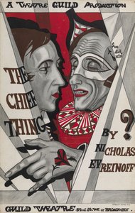 Affiche pour La Chose principale, pièce de Nikolai Evreinov
