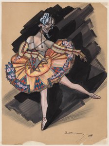 La Poupée féerique. Costume pour Anna Pavlova, 1924 - Sergei Yurievich Sudeykin