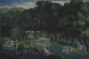 Le repos dans le parc Michael - Sergei Yurievich Sudeykin