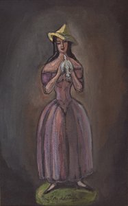 Femme en violet Olga Glebova-Sudeikina - Sergei Yurievich Sudeykin