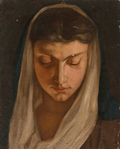 Femme portant un foulard - Severin Falkman