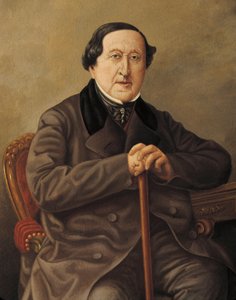Portrait du compositeur italien Gioacchino Rossini