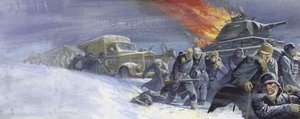 Soldats allemands après la bataille de Stalingrad