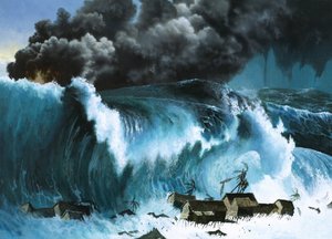 Tsunami suite à l