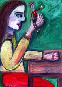 La rêveuse et sa marionnette - Sharyn Bursic
