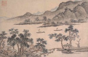 Paysage avec Voiliers