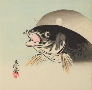 Deux poissons - Shibata Zeshin
